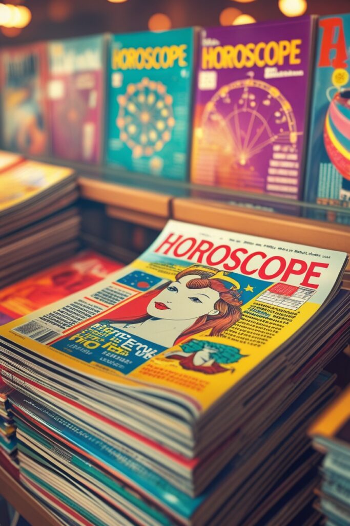 Geburtsjahr, Zeitschriften aus den 80ern mit Horoskop Titelseite