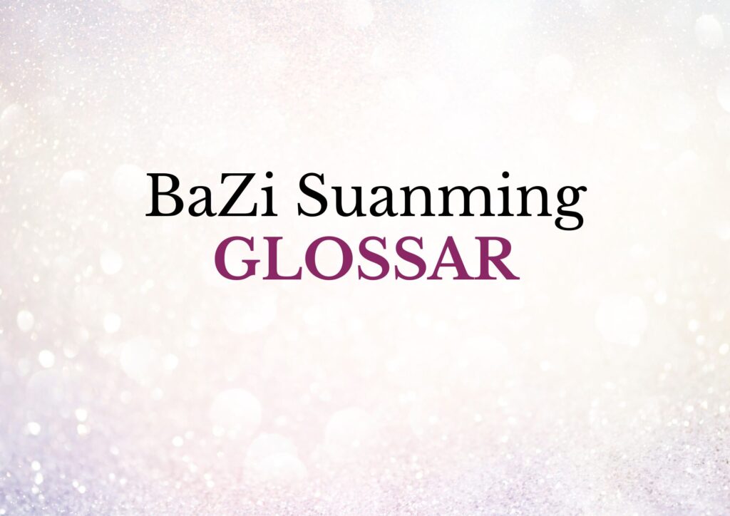 BaZi Suanming Glossar
