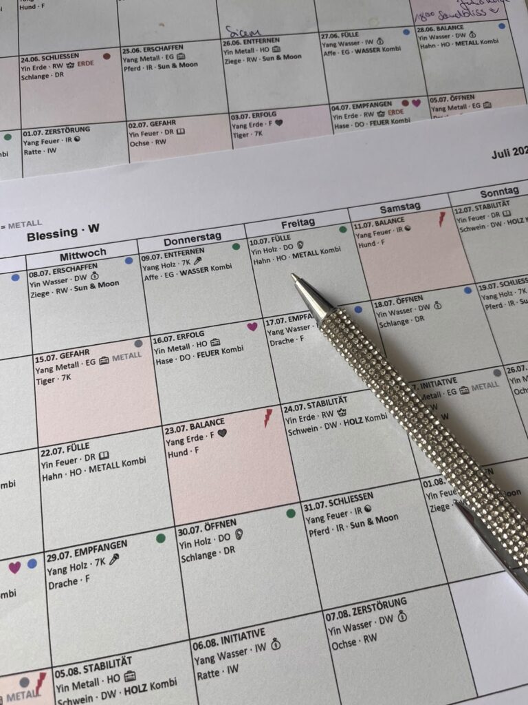 BaZi Kalender.